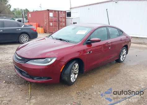 2015 Chrysler 200 S from USA, damaged, VIN 1C3CCCBB1FN687767